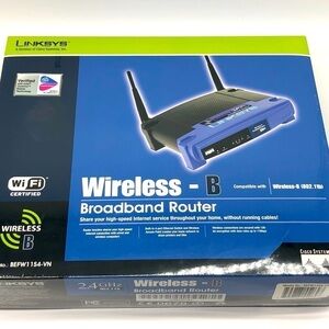 Linksys Wireless B 802.11b Broadband Router BEFW11S4-VN 2.4GHZ NEW SEALED
